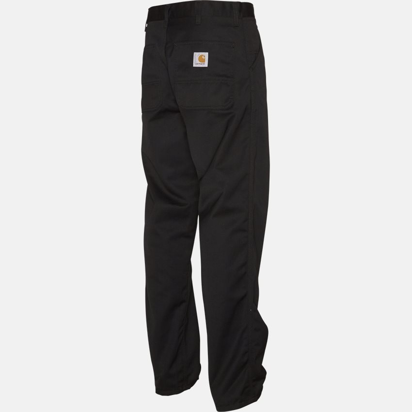 Carhartt WIP Trousers SIMPLE PANT TWILL I020075 BLACK RINSED